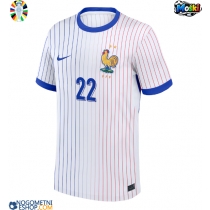 Moški Nogometni dresi Francija Theo Hernandez #22 Gostujoči EP 2024 Kratek Rokav